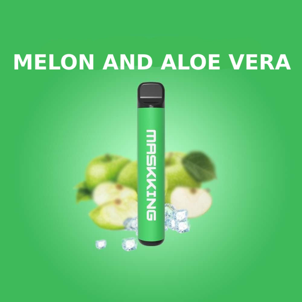 Одноразовая электронная сигарета Maskking High Pro Melon And Aloe Vera (Дыня Алоэ Вера) 1000 затяжек в Петропавловске-Камчатском