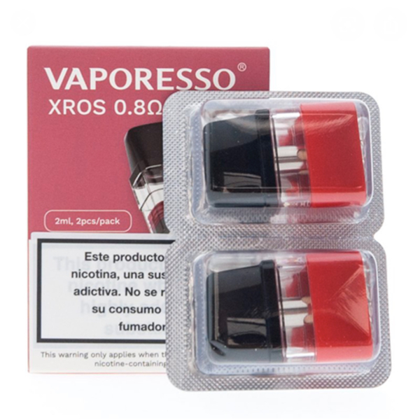 Упаковка картриджей Vaporesso XROS Series 0.8 ohm Pod 2 ml (в упаковке 2 шт) в Петропавловске-Камчатском