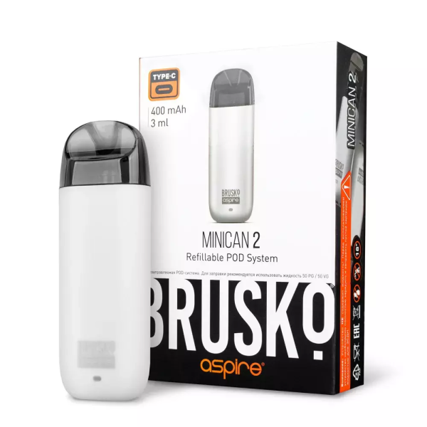 Brusko MINICAN 2 (400 мАч, Белый) в Петропавловске-Камчатском