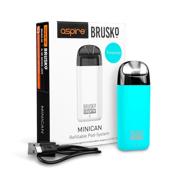 Brusko MINICAN plus (850 мАч, Бирюзовый) в Петропавловске-Камчатском