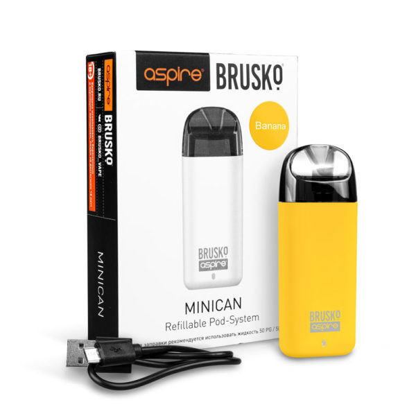 Brusko MINICAN plus (850 мАч, Желтый) в Петропавловске-Камчатском