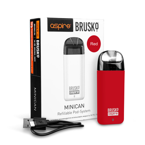 Brusko MINICAN plus (850 мАч, Красный) в Петропавловске-Камчатском