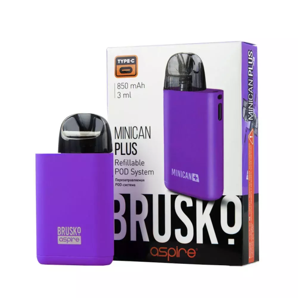 Brusko MINICAN plus (850 мАч, Фиолетовый) в Петропавловске-Камчатском