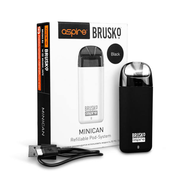 Brusko MINICAN plus (850 мАч, Черный) в Петропавловске-Камчатском