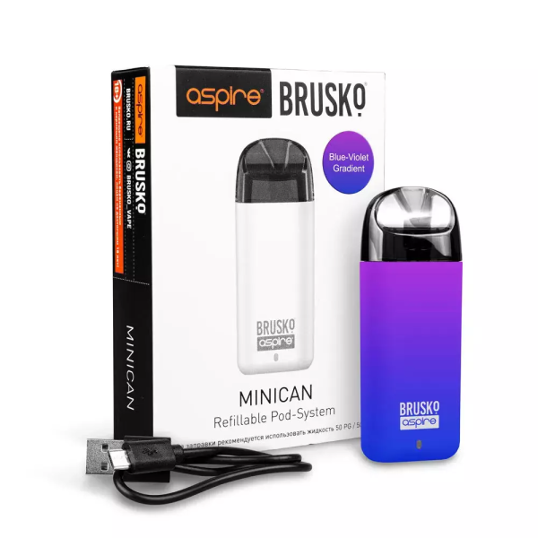 Brusko MINICAN (350 мАч, Синий,фиолетовый) в Петропавловске-Камчатском
