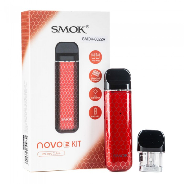 POD-система SMOK Novo 2 Pod 800 mAh Red Carbon в Петропавловске-Камчатском