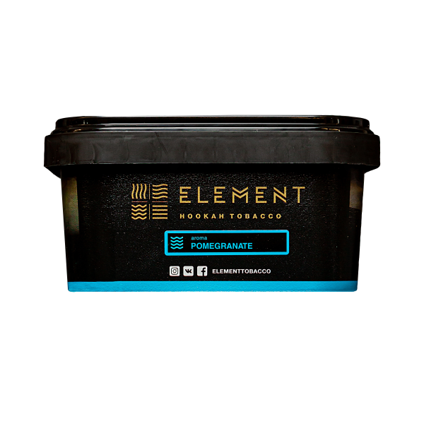 Табак Element Water Pomegranate 200 грамм в Петропавловске-Камчатском