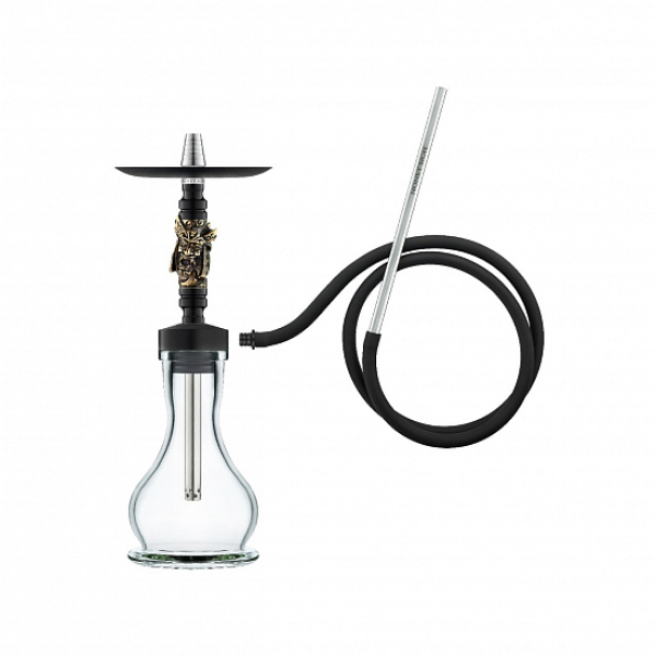 Кальян Honey Sigh Mini Dark Exclusive Samurai Серебристый (38 см) в Петропавловске-Камчатском