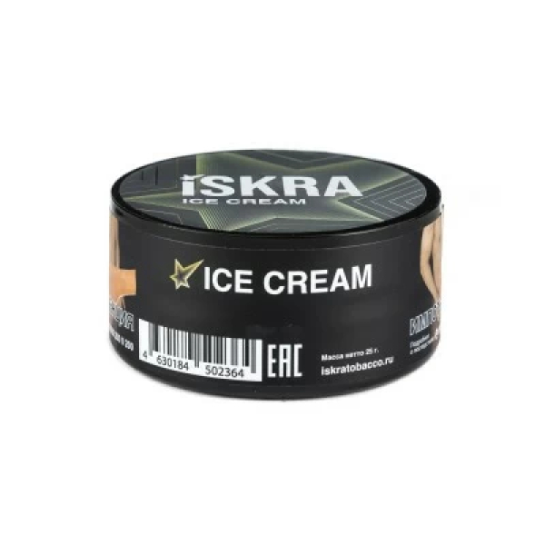 Табак Iskra Ice Cream (Сливочное мороженое) 25 гр в Петропавловске-Камчатском