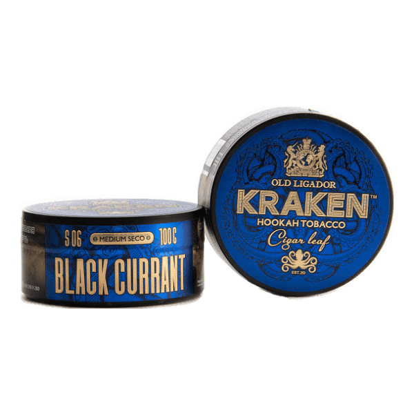 Табак Kraken Medium Seco Black Currant (Черная Смородина) 100 гр в Петропавловске-Камчатском