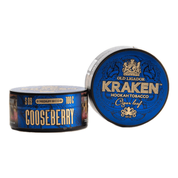 Табак Kraken Medium Seco Goozeberry (Крыжовник) 100 гр в Петропавловске-Камчатском