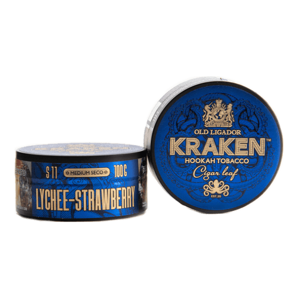 Табак Kraken Medium Seco Lychee strawberry (Личи и клубника) 100 гр в Петропавловске-Камчатском