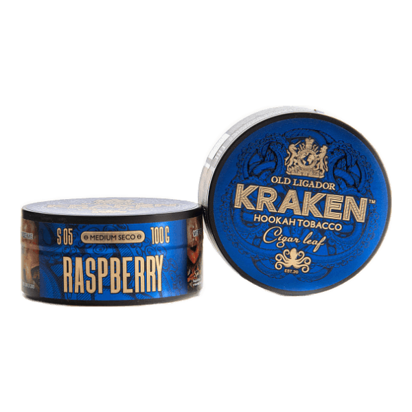 Табак Kraken Medium Seco Raspberry (Малина) 100 гр в Петропавловске-Камчатском