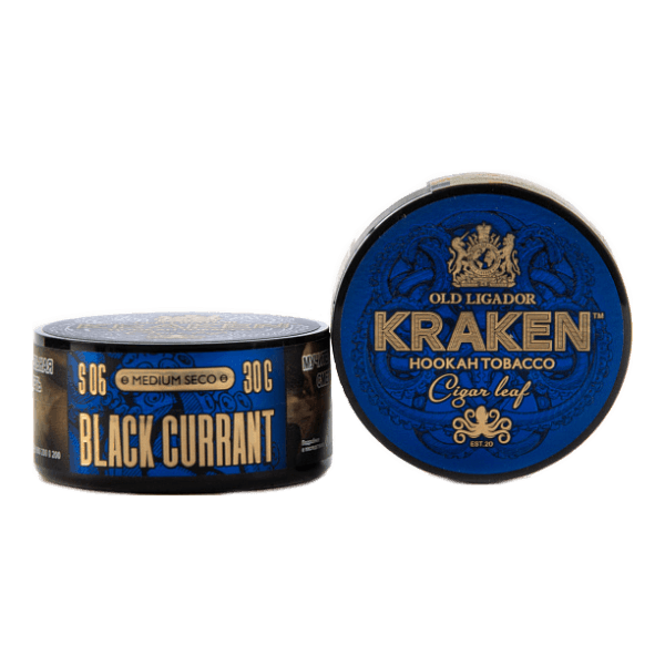Табак Kraken Medium Seco Black Currant (Черная смородина) 30 гр в Петропавловске-Камчатском