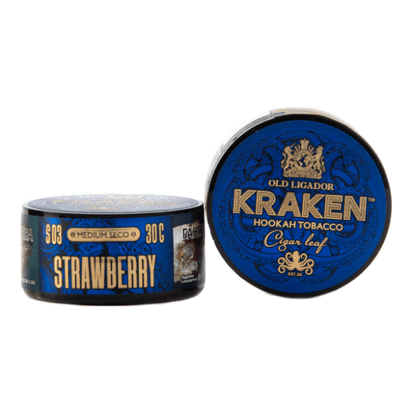 Табак Kraken Medium Seco Strawberr (Клубника) 30 гр в Петропавловске-Камчатском