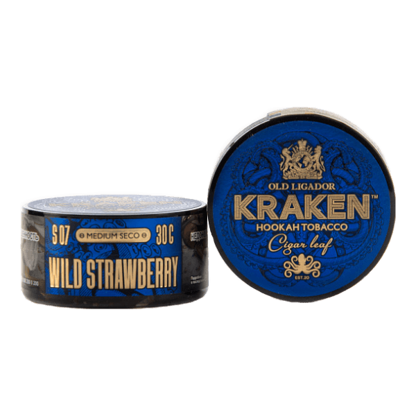 Табак Kraken Medium Seco wild strawberry (Земляника) 30 гр в Петропавловске-Камчатском