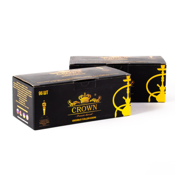 Уголь Crown Кокосовый 96 Шт (22 Мм) в Петропавловске-Камчатском