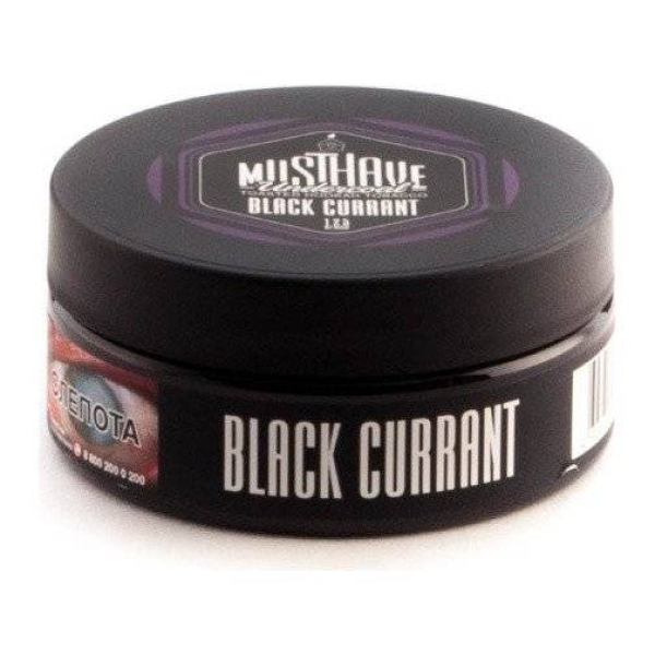 Табак Must Have Black Currant 125 грамм в Петропавловске-Камчатском