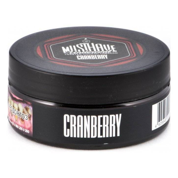 Табак Must Have Cranberry 125 грамм в Петропавловске-Камчатском