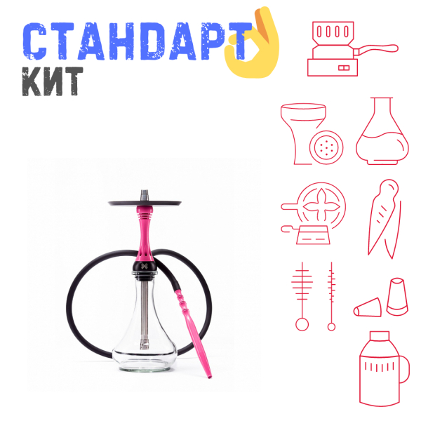 Набор с кальяном  Alpha Hookah X Rose СТАНДАРТ в Петропавловске-Камчатском