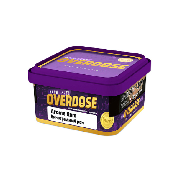 Табак OVERDOSE Aroma Rum 200 гр в Петропавловске-Камчатском