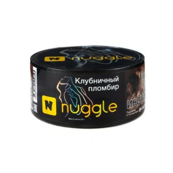 Табак Nuggle Клубничный пломбир 25 гр в Петропавловске-Камчатском