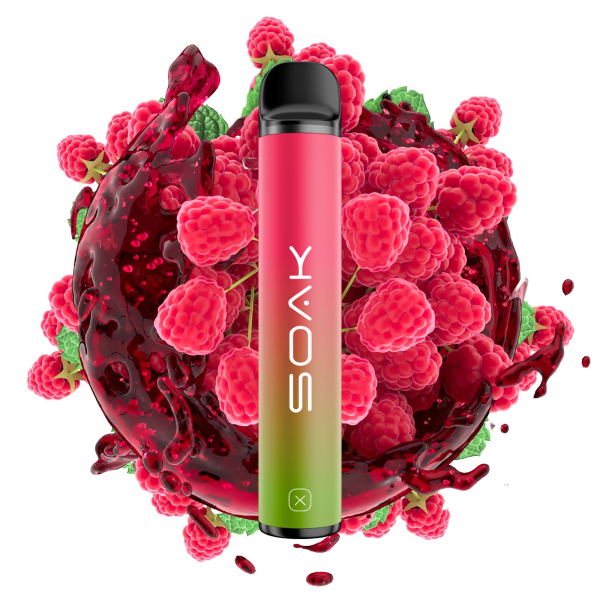 SOAK X Raspberry Soda (Малиновая газировка), 1500 тяг в Петропавловске-Камчатском