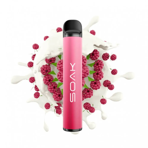 SOAK X Raspberry Yogurt (Малиновый йогурт), 1500 тяг в Петропавловске-Камчатском