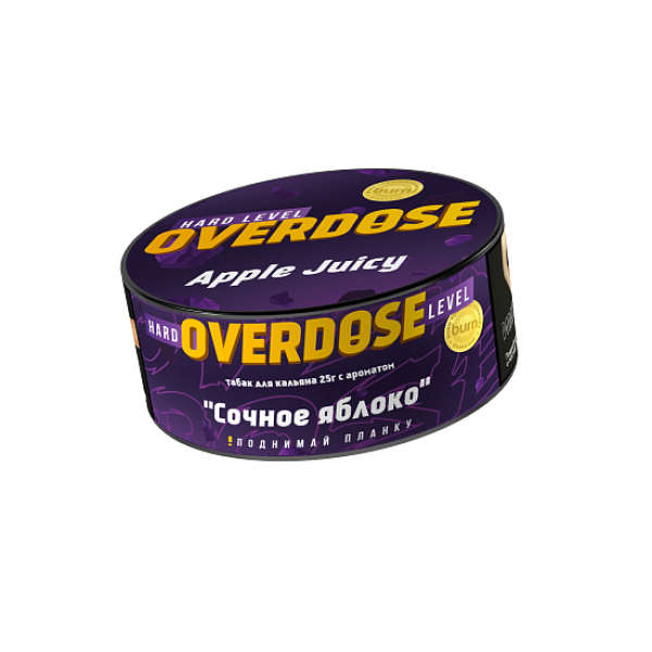 Табак OVERDOSE APPLE JUICY 25 гр в Петропавловске-Камчатском