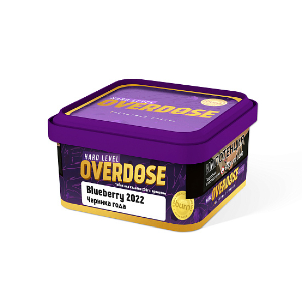 Табак OVERDOSE Blueberry (черника года) 200 гр в Петропавловске-Камчатском