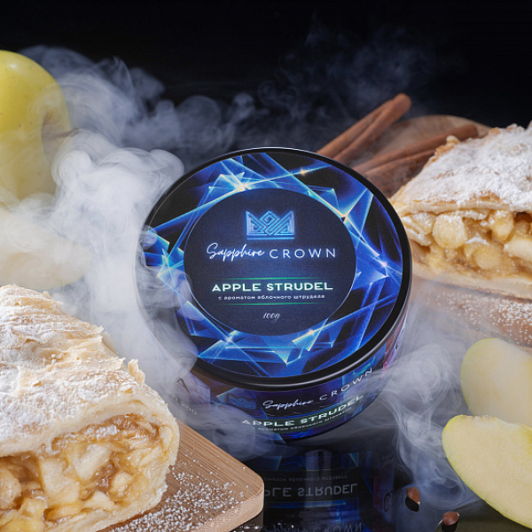 Табак Sapphire Crown Apple Strudel (Яблочный Штрудель) 100 гр в Петропавловске-Камчатском