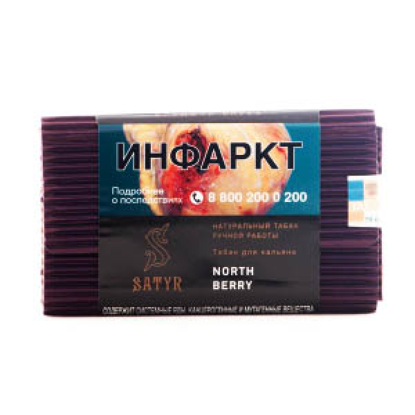 Табак Satyr North Berry 100 грамм в Петропавловске-Камчатском