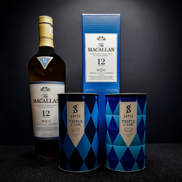 Табак Satyr TRIPLE CASK (МАКАЛЛАН) 100 грамм в Петропавловске-Камчатском
