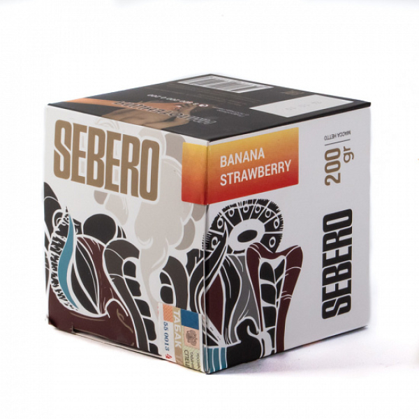 Табак SEBERO BANANA STRAWBERRY 200 грамм в Петропавловске-Камчатском