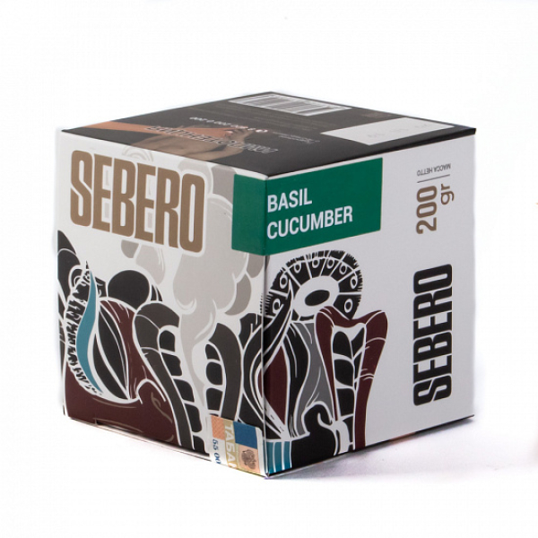 Табак SEBERO BASIL CUCUMBER 200 грамм в Петропавловске-Камчатском