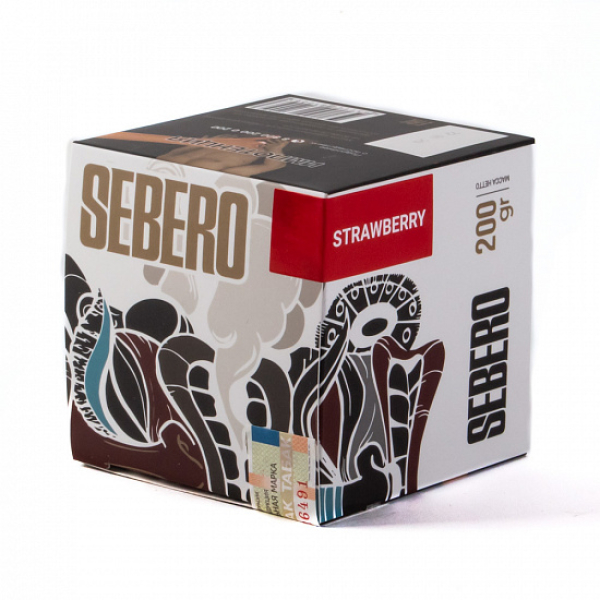 Табак SEBERO STRAWBERRY 200 грамм в Петропавловске-Камчатском