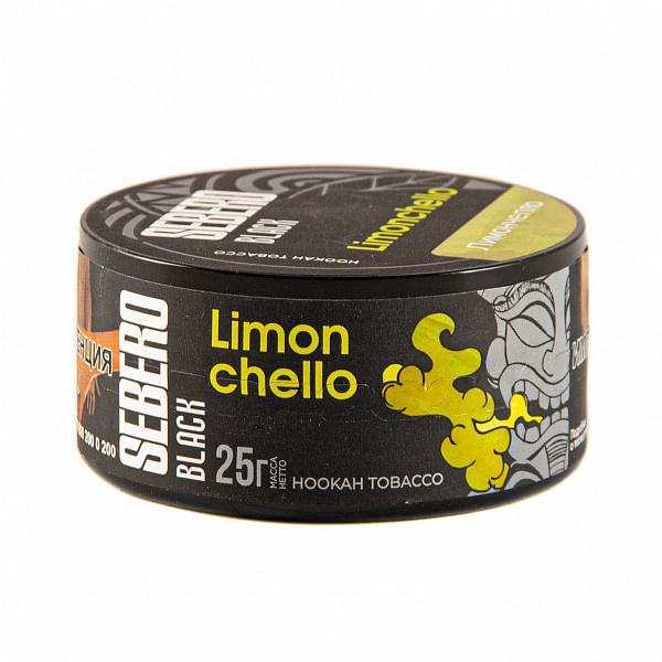 Табак SEBERO BLACK LIMONCHELLO 25 гр в Петропавловске-Камчатском
