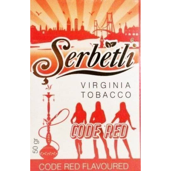 Табак Serbetli Code Red 50 грамм в Петропавловске-Камчатском