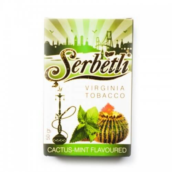 Табак Serbetli Cactus mint 50 грамм в Петропавловске-Камчатском