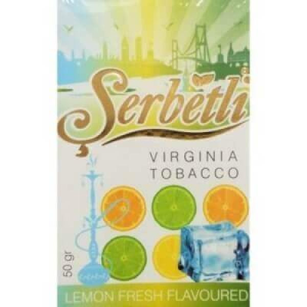 Табак Serbetli Lemon Fresh 50 грамм в Петропавловске-Камчатском