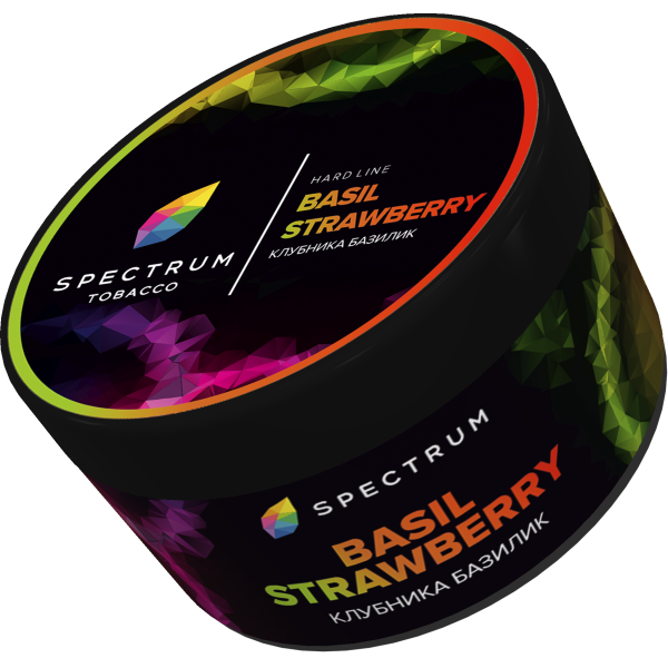 Табак Spectrum Hard BasilStrawberry 200 грамм в Петропавловске-Камчатском