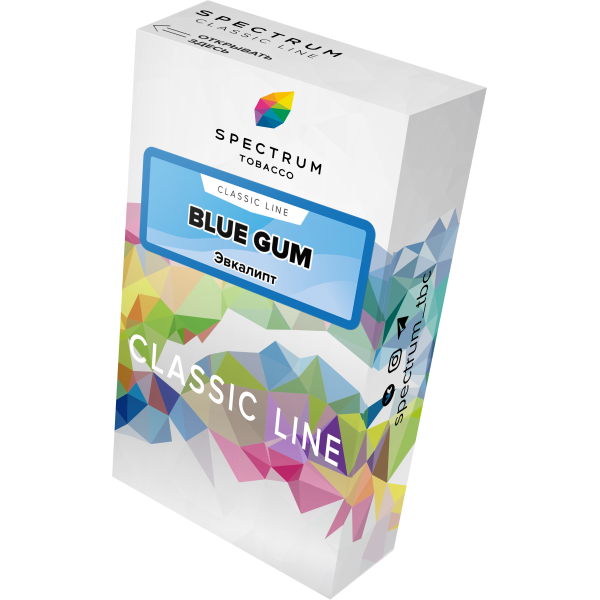 Табак Spectrum Classic blue gum 40 грамм в Петропавловске-Камчатском