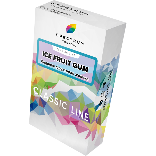 Табак Spectrum Classic ice fruit gum 40 грамм в Петропавловске-Камчатском