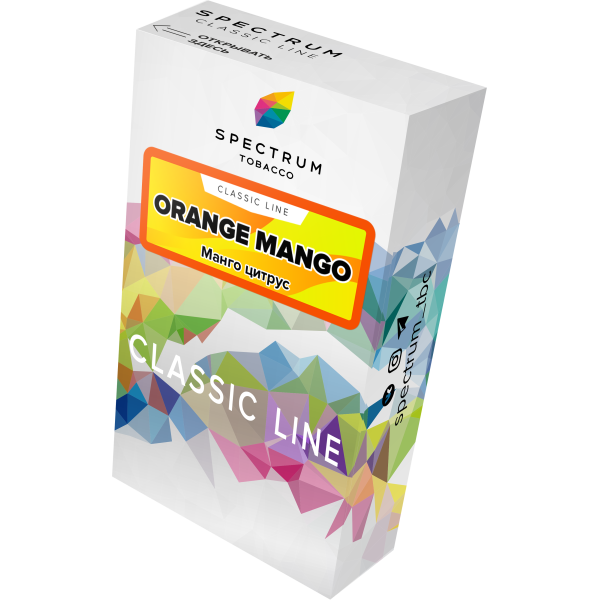 Табак Spectrum Classic orange mango 40 грамм в Петропавловске-Камчатском