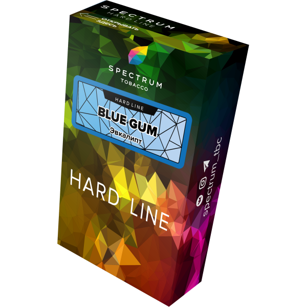 Табак Spectrum Hard blue gum 40 грамм в Петропавловске-Камчатском