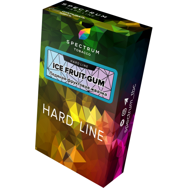Табак Spectrum Hard ice fruit gum 40 грамм в Петропавловске-Камчатском