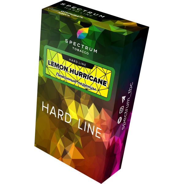 Табак Spectrum Hard lemon hurricane 40 грамм в Петропавловске-Камчатском