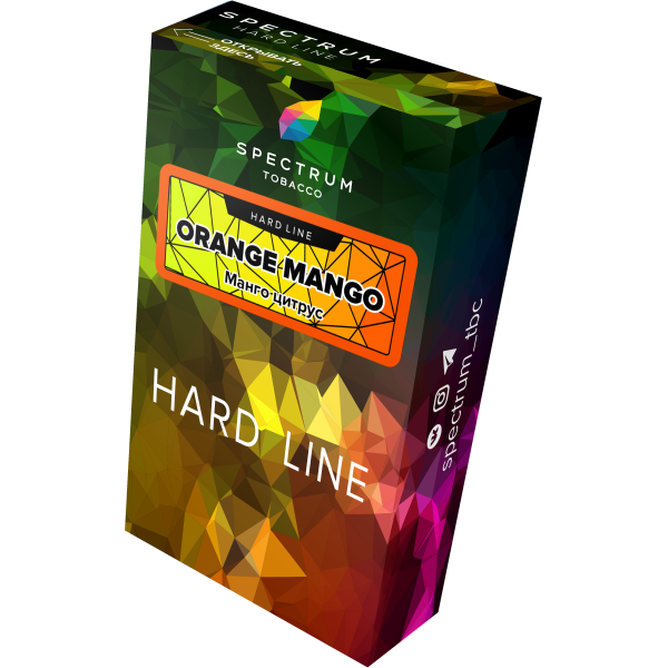 Табак Spectrum Hard orange mango 40 грамм в Петропавловске-Камчатском