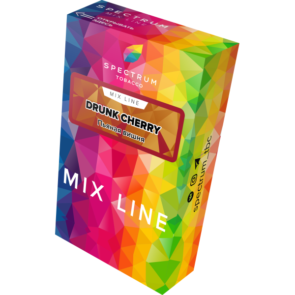 Табак Spectrum Mix Line Drunk Cherry 40 грамм в Петропавловске-Камчатском