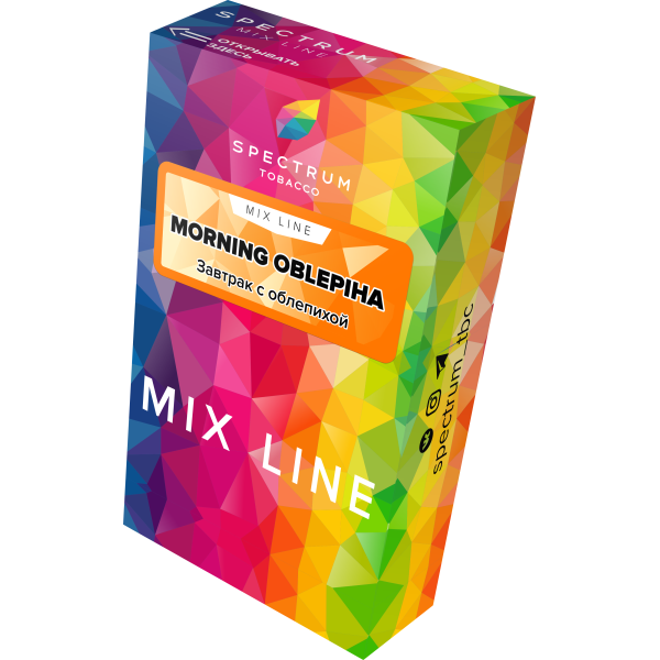 Табак Spectrum Mix Line Morning Oblepiha 40 грамм в Петропавловске-Камчатском